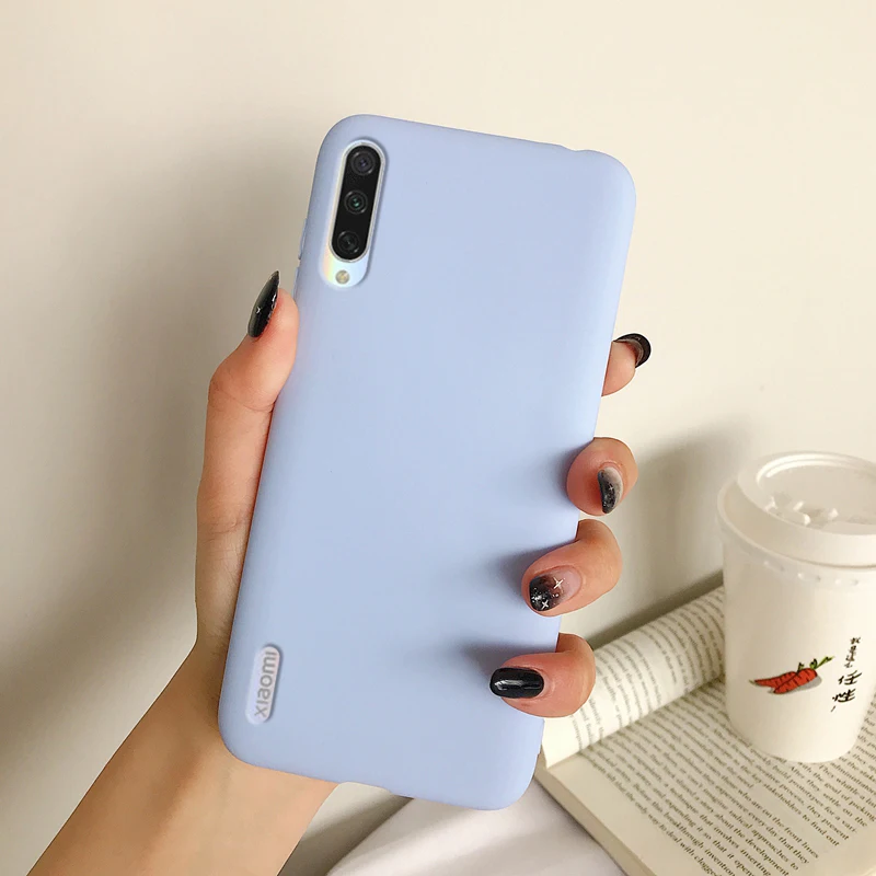 Твердые Цвет силиконовый чехол для Xiaomi Mi 9 SE 9T Pro A1 A2 Lite A3 CC9e RedMi Note 8 7 Pro K20 6 6A 8A 8 карамельный мягкий чехол для телефона