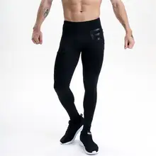 Компрессионные штаны для спортзала, мужские леггинсы, колготки для мужчин, для бега, тренировки, спортивные, быстросохнущие, для фитнеса, баскетбола, спортивные эластичные брюки, брюки