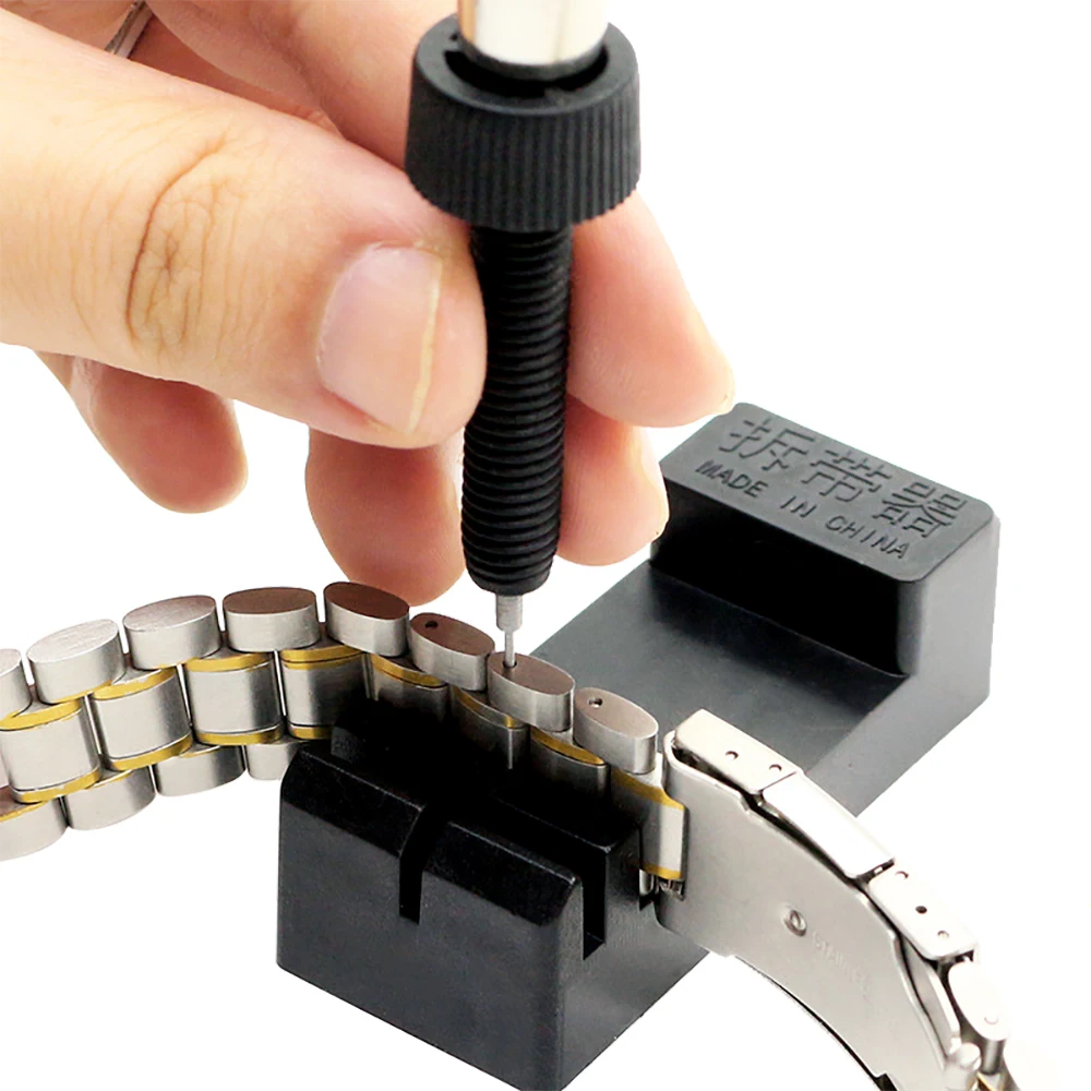 

Adjusting Watch Strap Tool with 4 Needles Wristwatch Band Opener Watch Detaching Link Remover Repair Tool for Watches