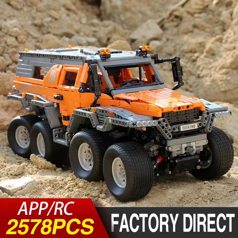 

Siberia RC Technic Series Off-road Vehicle Remote Control APP Car Building Blocks Lepining 23011 Model Bricks Toy For Children