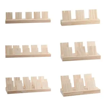 

Detachable Wood Earrings Organizer Jewelry Holder Jewellery Display Stand Rack