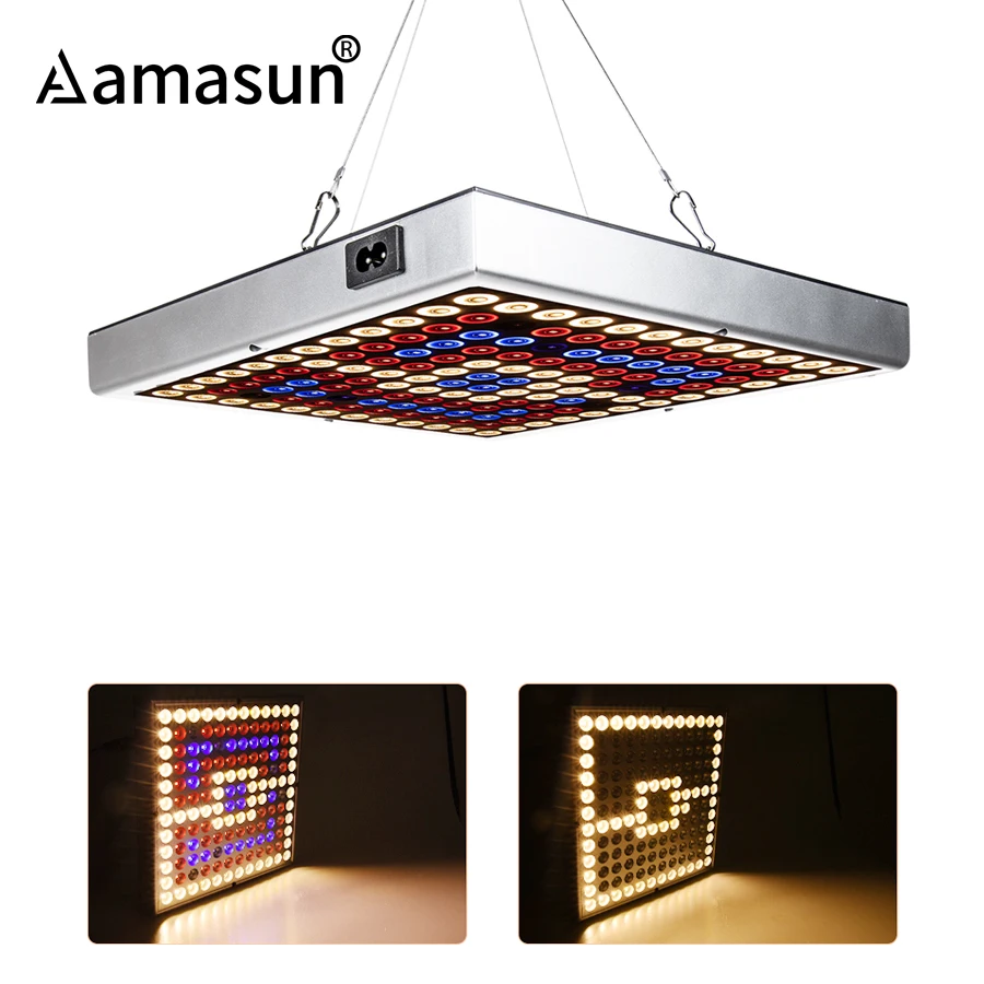 Серия подключения панели полного спектра светодиодный свет для выращивания 300 Вт 150 Вт Фито лампа с переключателем для выращивания палатки коробка 2 режима растительного света