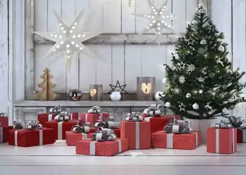 

Vinyl Custom Photography Backdrops Prop Christmas day Christmas Tree Theme Photo Studio Background ST-2567