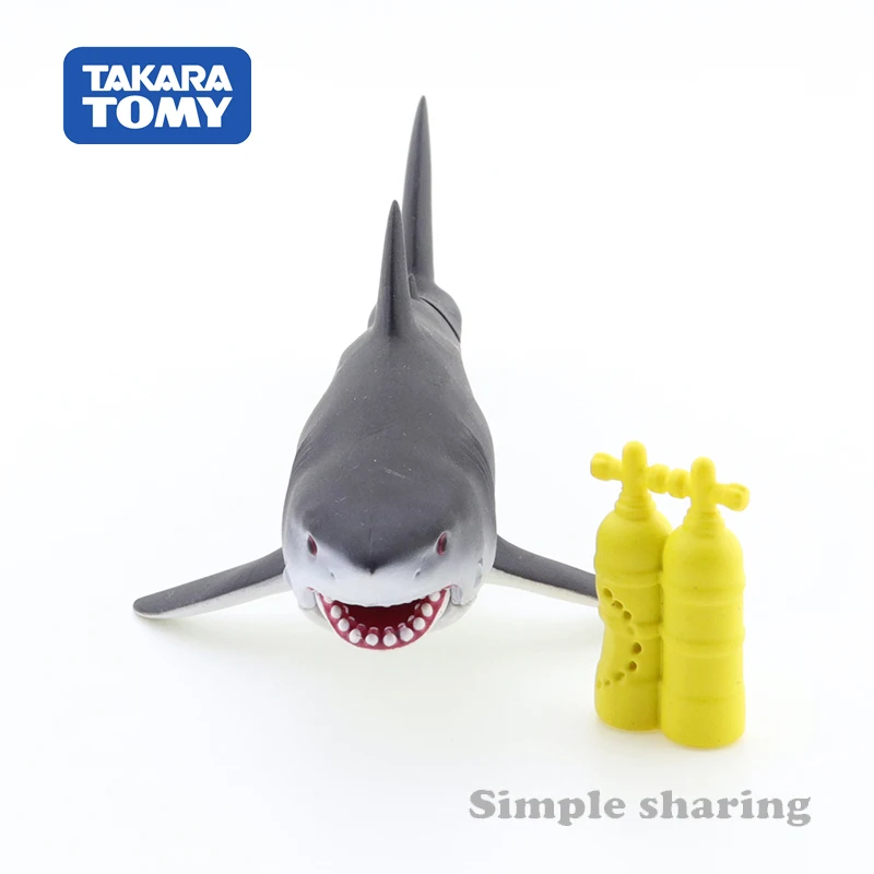 animal Action Figure Takara Tomy ANIA AS-07 Great White Shark Floatee Ver. 