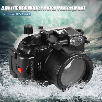 

Waterproof Camera Diving Housing Protective Case Cover Underwater 40m/ 130ft for Canon G7X Mark II High Quality