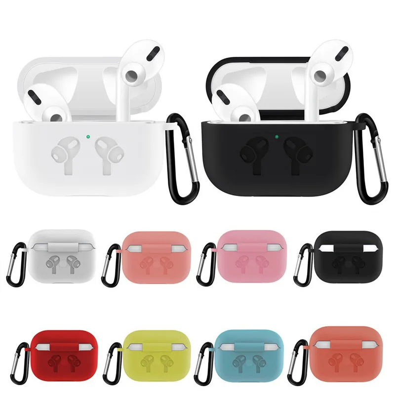 Чехол Etui для Airpods pro с защитой брелка air pods силиконовый чехол Аксессуары earpods eartips