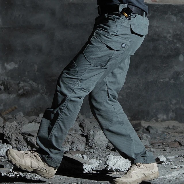 Outdoor Hiking Waterproof Pants Men Spring Autumn Stretch Tactical