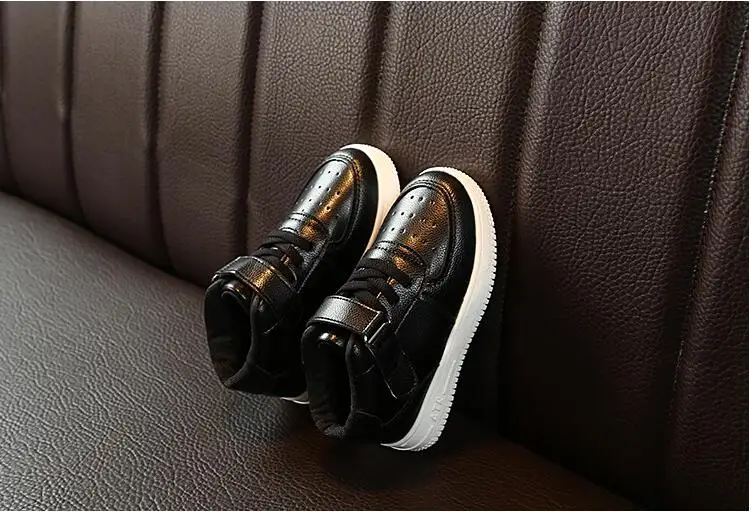 New Autumn Winter Kids Walking Shoes Fashion Boys Casual Shoes Children Warm Comfortable Sneakers Sizes 26-36