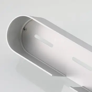 

Waterproof Bathroom Storage Rack Rustproof Floating Wall Shelf with Towel Bar E7CB