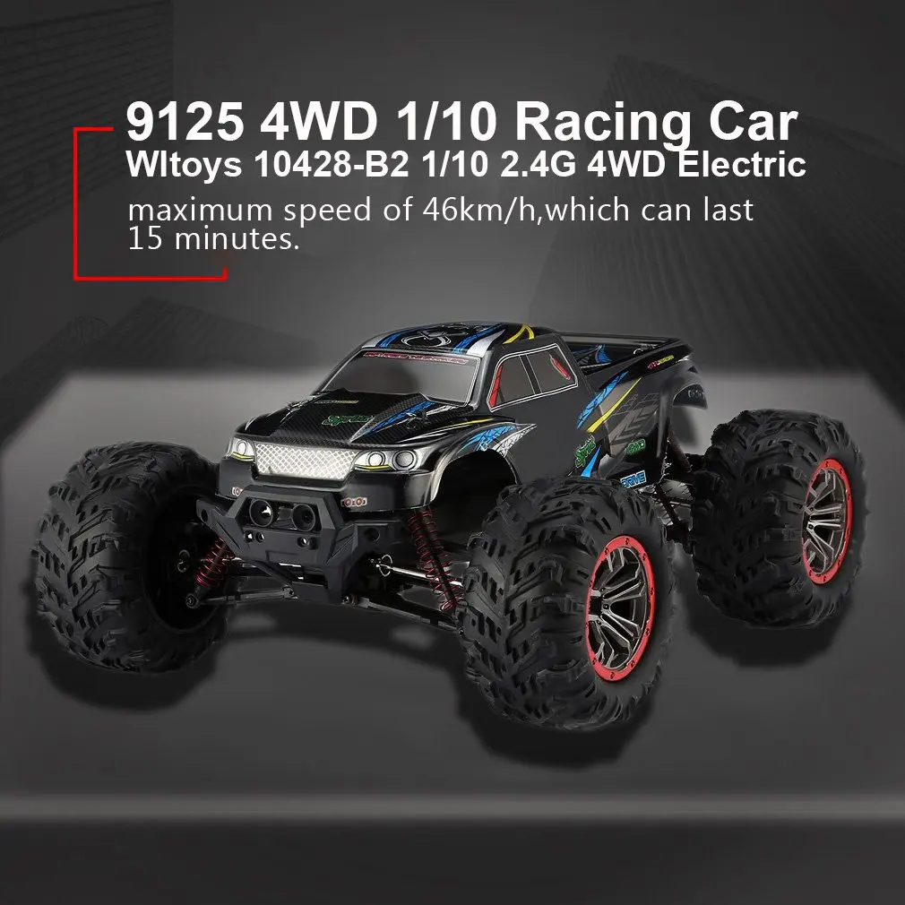 Высокое качество 9125 4WD 1/10 RC гоночный автомобиль с высокой скоростью 46 км/ч Электрический Supersonic грузовик внедорожник багги игрушки РТР