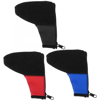 

Durable Club Cover L-type cloth Headcover Club Head Cover Storage Bag with zipper Golfer Accessory