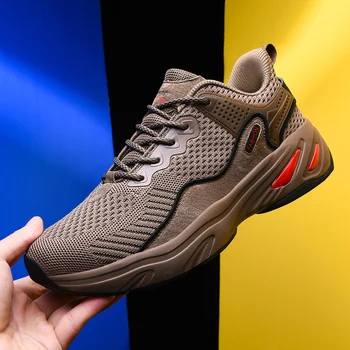 

Spring 2020 FlyWire Shoes For Men Breathable Sneakers Man Thick Bottom Gym Sports Trainers Mens Good Quality Jogging Shoes Men