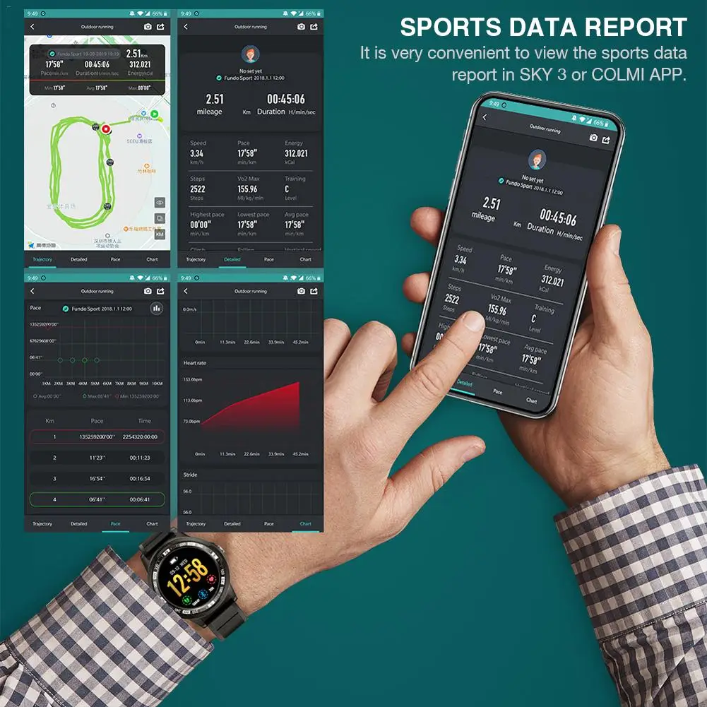 Gps Смарт часы Альпинизм шаг спортивные часы для IOS Android телефон браслет Спорт Фитнес кровяное давление сердечного ритма ПЕДО