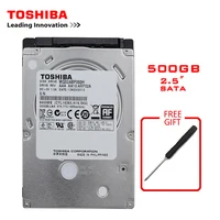 TOSHIBA marque 500GB 2.5 "SATA2 ordinateur portable interne 500G HDD disque dur 160 mo/s 2/8 mo 5400-7200 tr/min disco duro interne 1