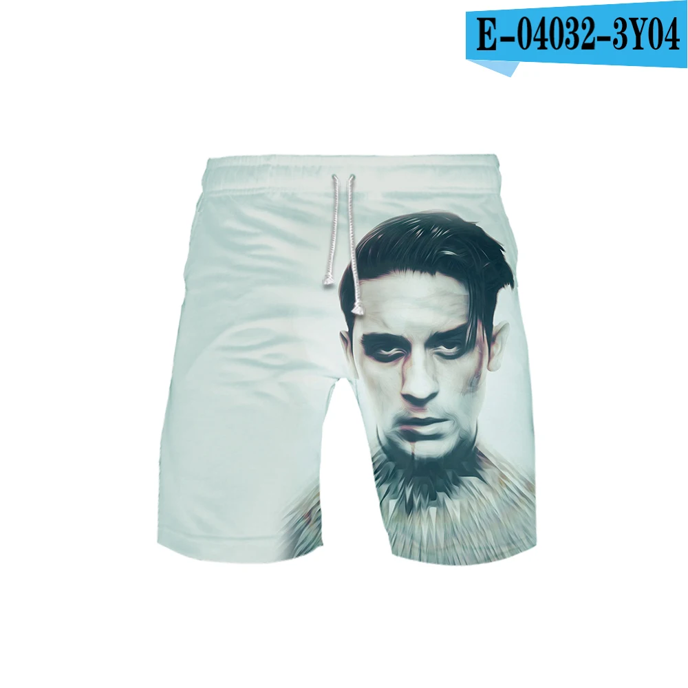 Американский раппер G-Eazy Джералд Эрл гиллум молодой Джералд 3d принт летние мужские модные трендовые шорты популярные повседневные летние шорты - Цвет: 3Y04