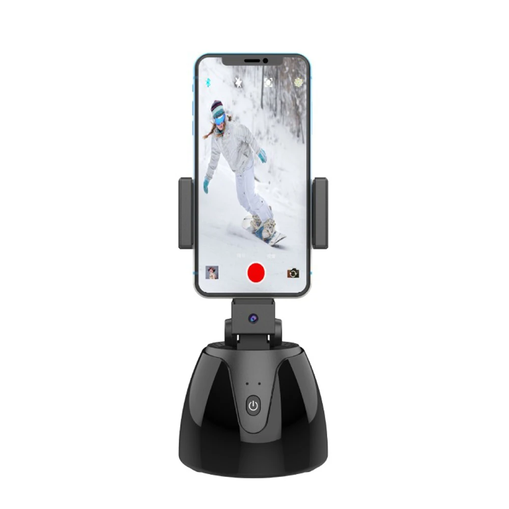 1Pcs APAI GENIE II 360° Rotation Smart Selfie Stick Auto Face Object Tracking Camera Tripod Holder Smart Shooting Phone Mount