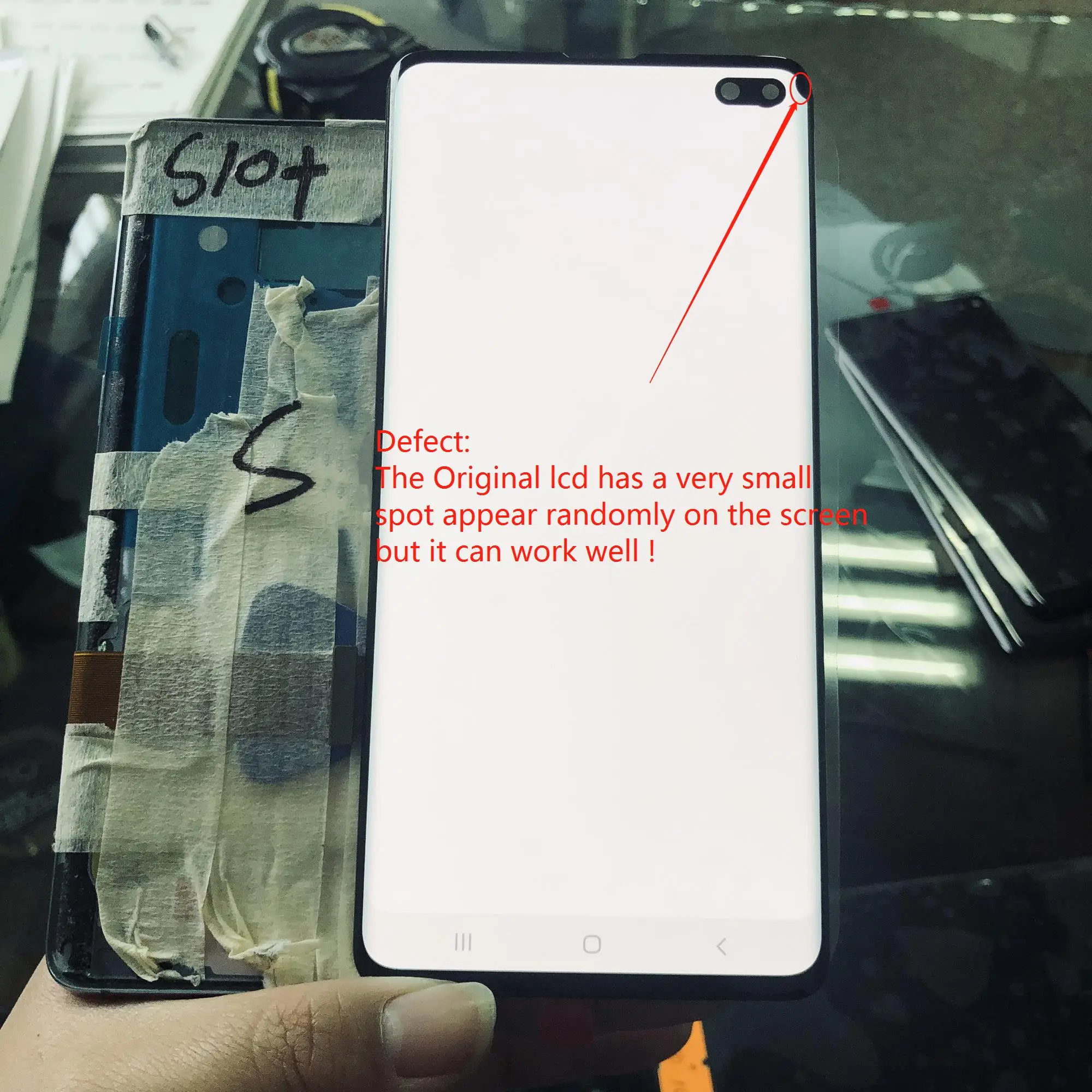 US $132.62 2960x1440 Original AMOLED 64LCD For SAMSUNG Galaxy S10 SMG9750 G975F Display Touch Screen Digitizer With a spot Replacement