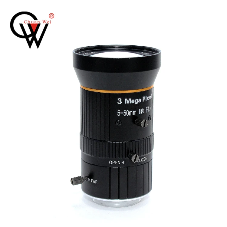 

HD Zoom Lens 5-50mm 3MP Manual Aperture CS Camera Equipment Accessories