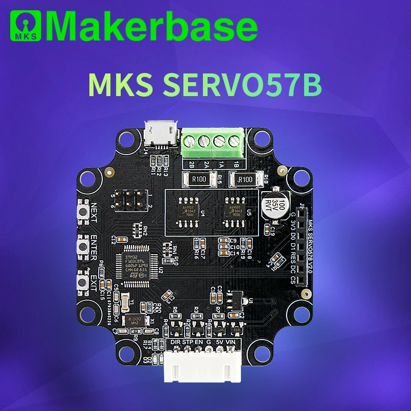 Драйвер шагового двигателя Makerbase MKS сервопривод NEMA23 STM32 с замкнутым циклом детали