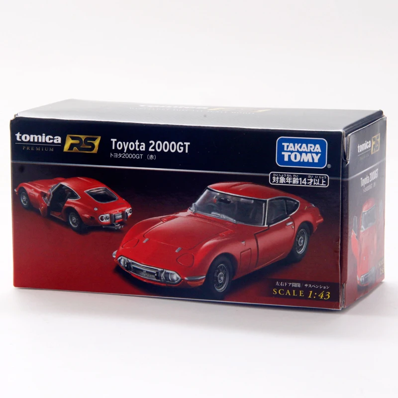 Takara Tomy Tomica Premium 1:43 RS Toyota 2000GT Red Sports Car