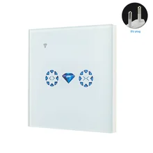 Сенсорное управление рольставни приложение электрическая Wifi панель домашний умный занавес переключатель мотор дверь мобильный телефон гараж спальня инструмент
