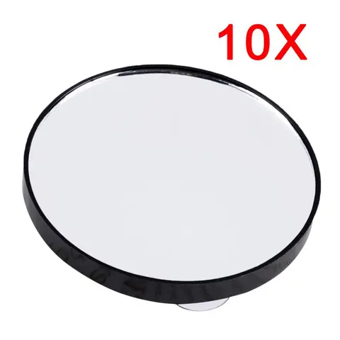 Round Mini Pocket Makeup Mirror 5X 10X 15X Magnifying Mirror With Two Suction Cup Cosmetic Mirror Tools Bathroom Home Use