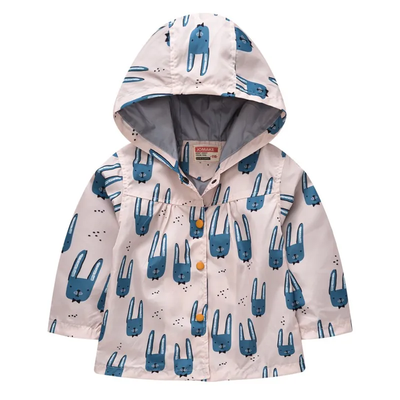 COOTELILI Waterproof Jacket For Girls Windbreaker Toddler Kids Girls Bomber Coat Baby Girls Jacket  Children Clothing 80-130cm (1)