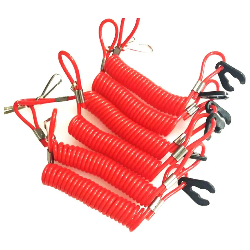 Mercury Tohatsu Marine Outboard Boat Motor Kill Switch Key Rope Safety Lanyard