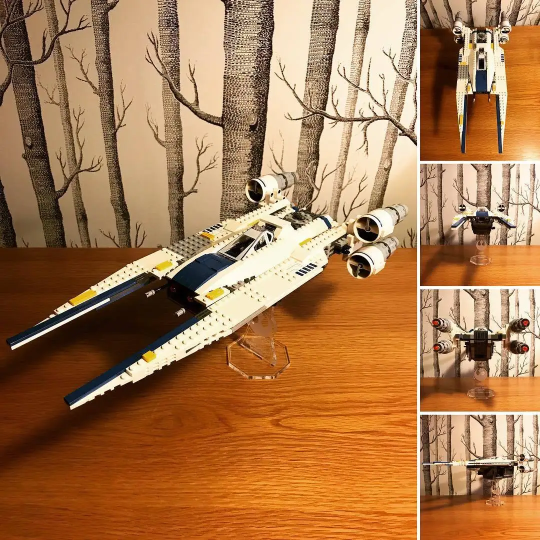 

New 689pcs Star Set Wars Series Compatible Legoingly Rebel U-Wing Battle Fighter Model Building Blocks Toys For Children Gift