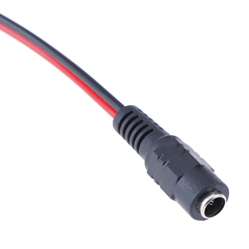 1Pc 25cm DC Male Female Jack Connector Alligator Clips 12V Power Cable Crocodile Wire DC Voltage Connector To Male