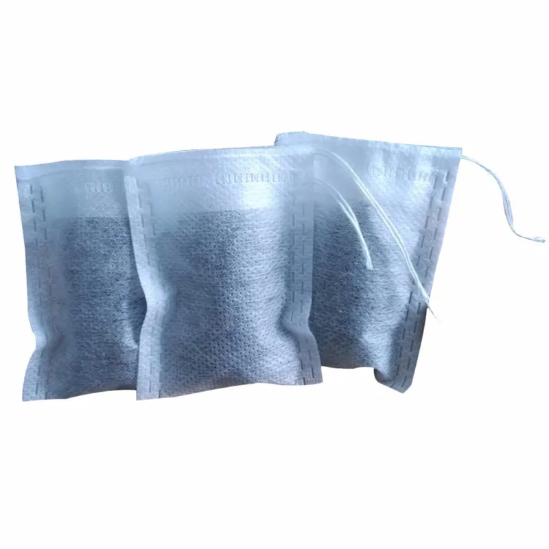 100 шт./компл. нетканые ткани пустые чайные пакеты для травяной листовой чай мешок поставки с струной заживления уплотнения фильтровальной бумаги