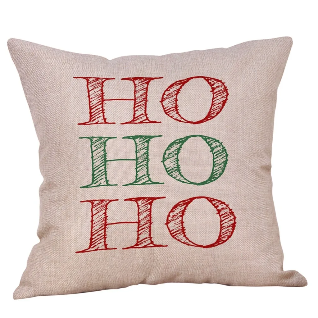Чехол для подушки Merry Christmas чехол дивана из хлопка и льна домашний декор