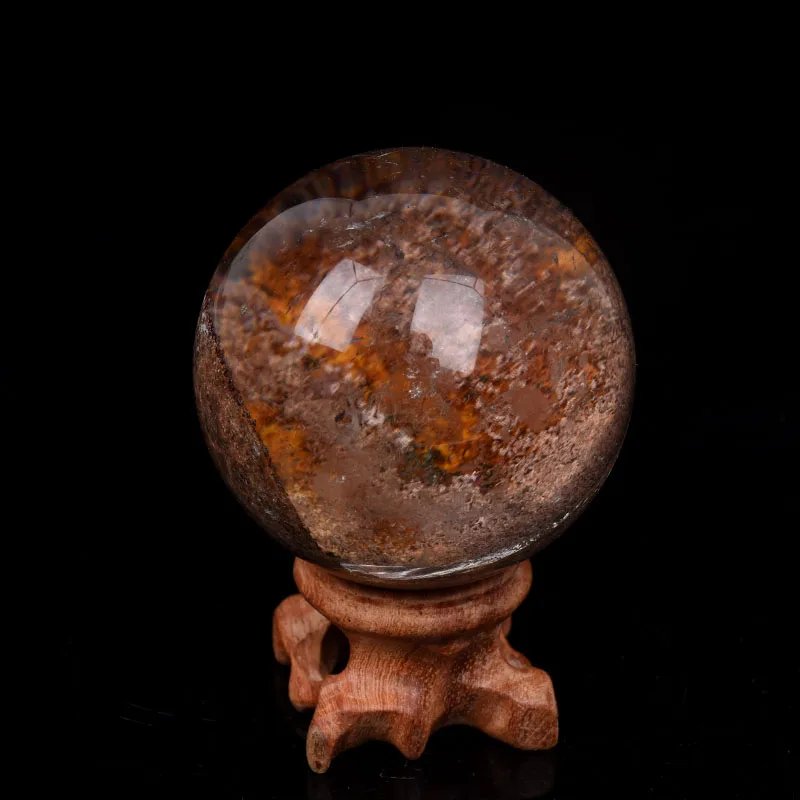 

Exquisite Natural Ghost Phantom Crystal Ball Meditation Crystal Healing Stone Home Decoration