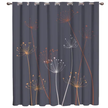 

Yellow And White Glowing Plants Living Room Blackout Bedroom Floral Kids Curtain Panels With Grommets Window Treatment Ideas