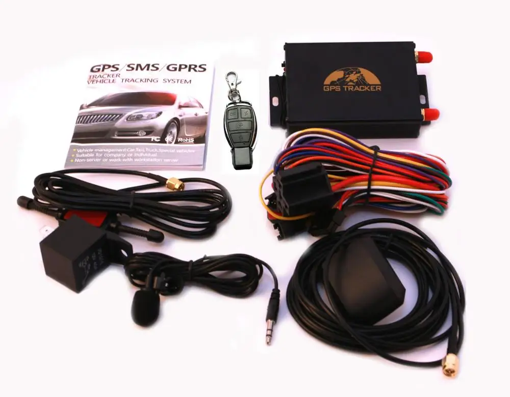 Автомобильный Gps трекер Coban TK105B четырехдиапазонный GPS GSM GPRS устройства слежения