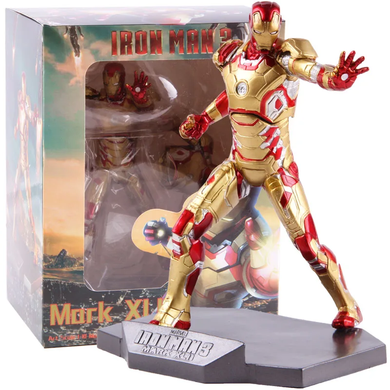 

Iron Man 3 Mark XLII MK42 Art Scale 1/10 PVC Action Figure Ironman Mark 42 Collectible Model Toy