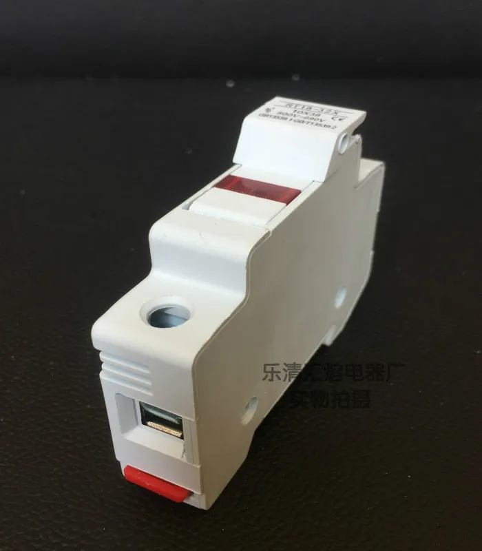 1 шт. RT18-32X AC 380 В 1 полюс 10x38 мм DIN рейку держатель предохранителя основа костюм для 10x38 RO15 RS15