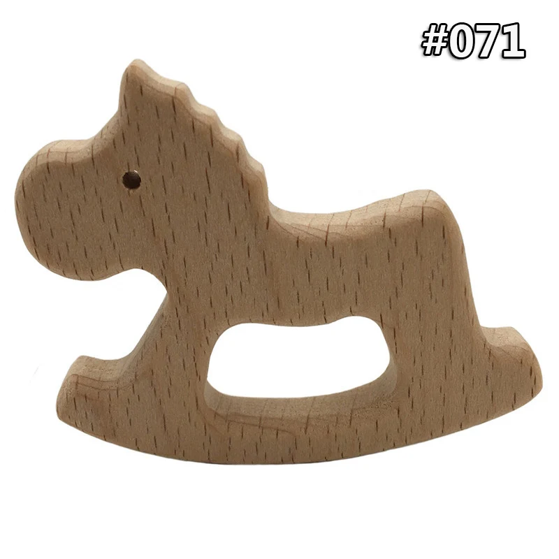 Wood Teether -071 Детское дерево Прорезыватель еды деревянное ожерелье Черепаха коала Кит Форма черепаха безопасные игрушки Сертификация новорожденный деревянный Прорезыватель - Цвет: Wood Teether -071