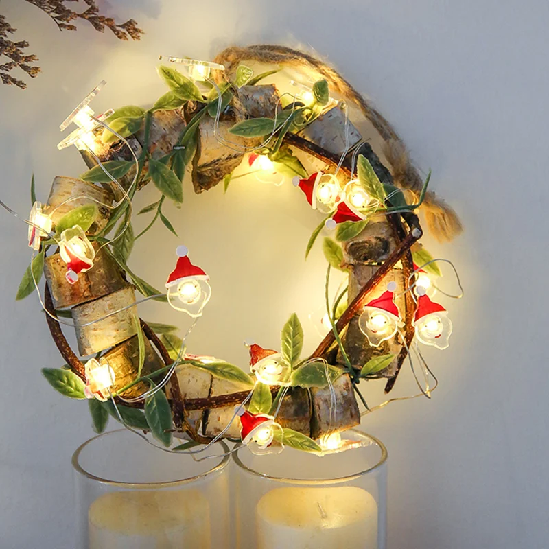 Рождественская Декоративная гирлянда в виде единорога 2 м Сказочная со смайликом