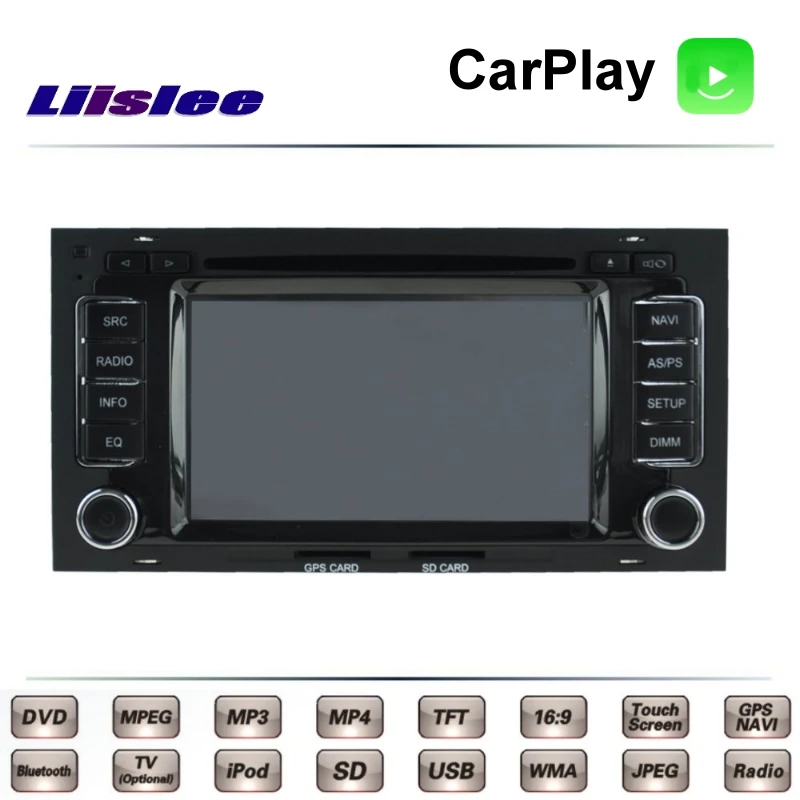 Для Volkswagen VW TOUAREG 7L MK1 2002 ~ 2010 Автомобильный мультимедийный ТВ DVD GPS Радио Carplay