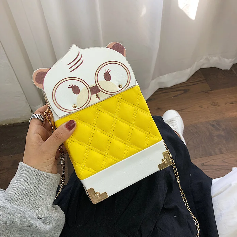 

Cute Adorable Bag Western Style WOMEN'S Bag 2020 Summer New Style Fashion Korean-style Versatile Shoulder Bag Chain Box Square S