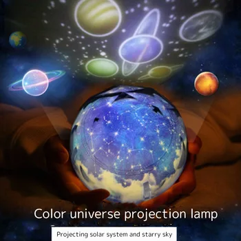 

Color Smart Rotating Projection Fantasy Universe Star Light LED Night Light Children's Room Night Light Bedroom Decoration Gift