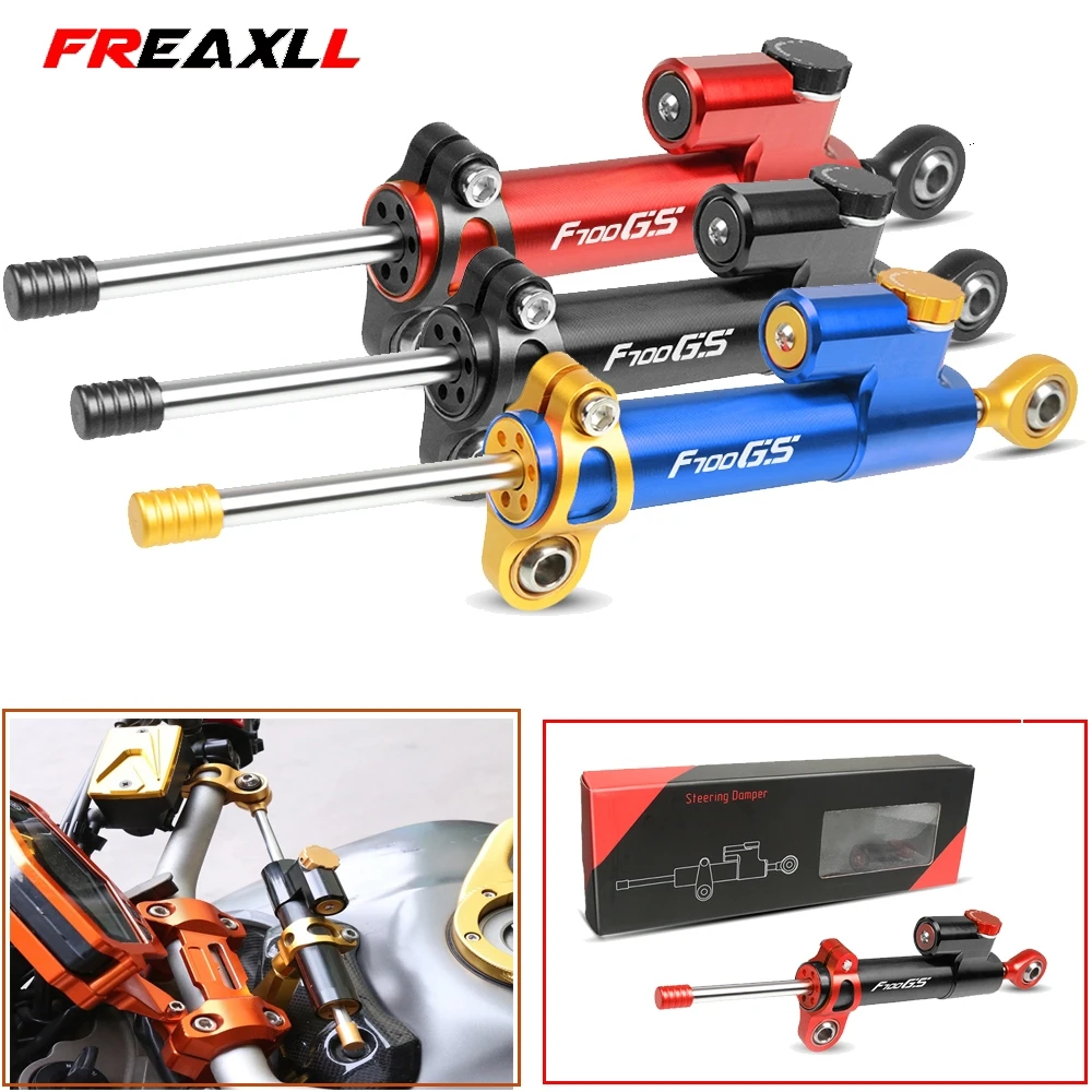 

For BMW F700GS F 700 GS 2013-2017 2014 2018 Moto CNC Motorcycle Steering Damper Stabilizer Linear Reversed Safety Control Over