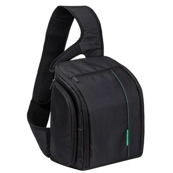 

Padded Camera Bag Travel Fashion Outdoor Waterproof Crossbody Single Shoulder Nylon Safety Dual Zipper Easy Carry Large Capacity