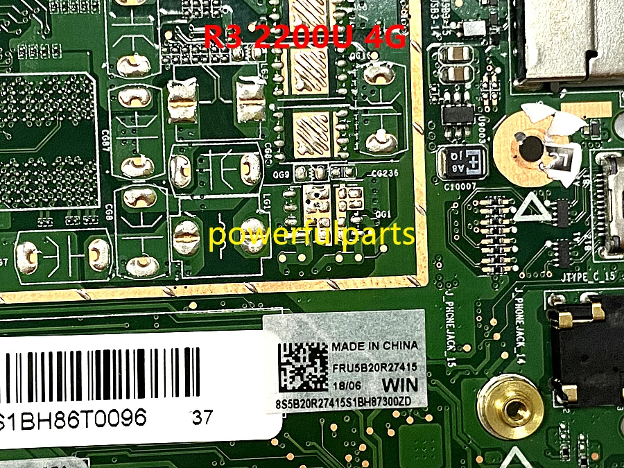 computer mother board working for ideapad 330S-15ARR motherboard with R3 2200U cppu 5B20R27415 431204725060 tested well good pc motherboard