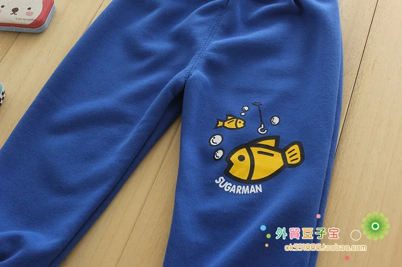 Childrenswear Autumn Children Dual File Fish Pants Can Open Crotch CHILDREN'S Trousers