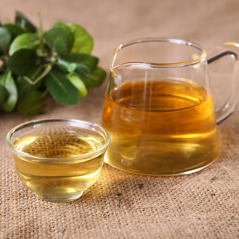 357 г Китай Юньнань менхай древнее дерево сырой чай пуэр приготовленный чай торт Jishun Hao зеленый еда похудение