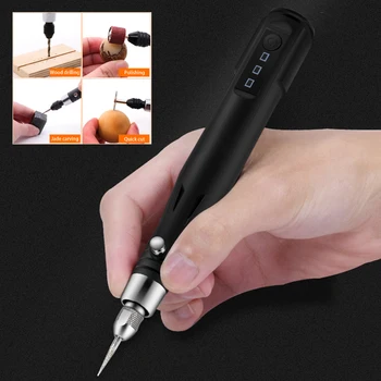 

3Levels Engraving Variable Speed Cleaning Rotary Tool 5000-15000rpm For Polishing Home 5v Cordless Ginour USB Rechargeable