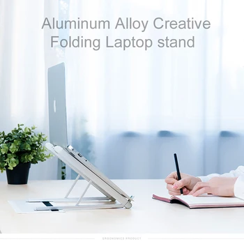 

Adjustable Computer Riser Stand Holder Ergonomic Laptops Elevator Foldable Desk Holder Stand For HP Dell PC Notebook iPad