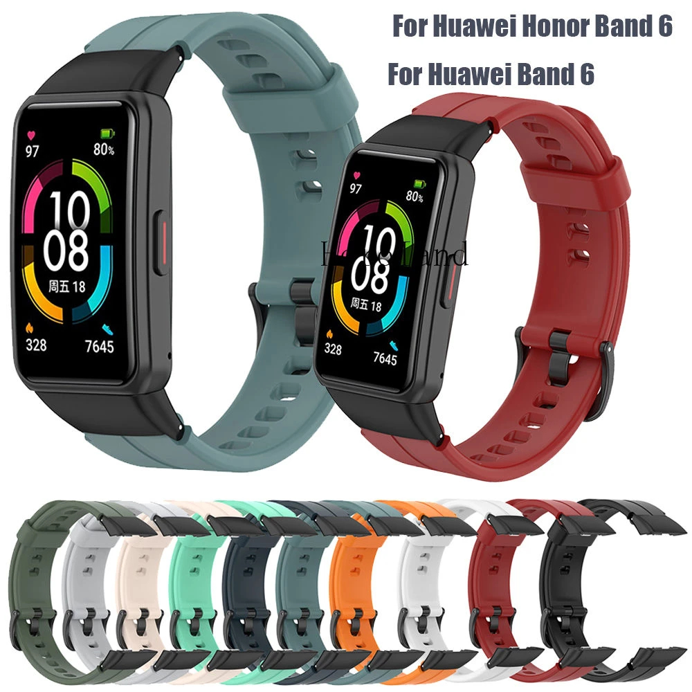 Wrist Strap For Huawei Honor Band 6 / Huawei Band Smart Wristband Belt Sport 16mm Watchband +metal Connector - Watchbands - AliExpress